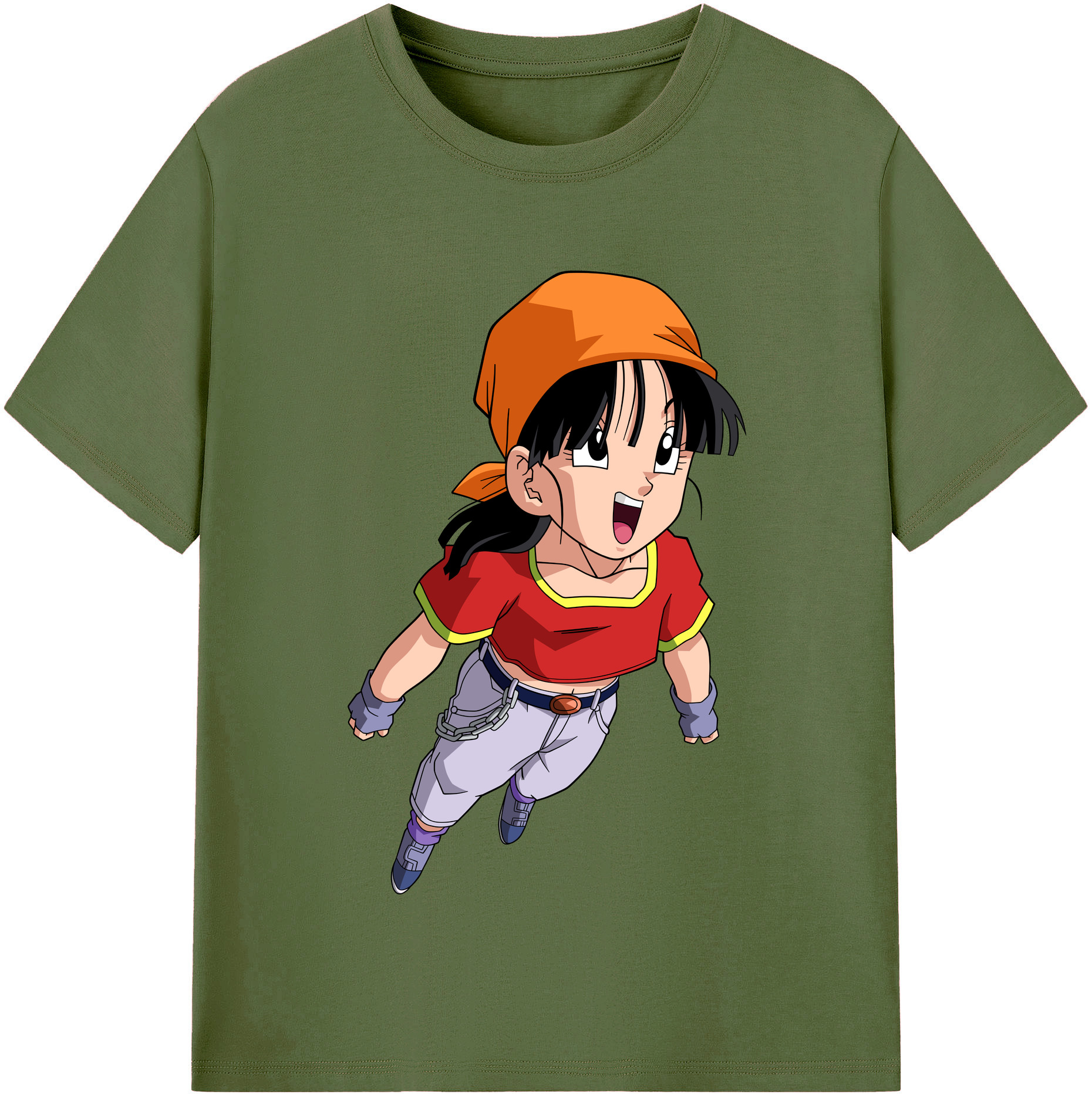 （画像用） ドラゴンボール パン DRAGON BALL Pan 綿100％半袖Tシャツ（フロントプリント）